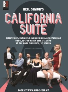 California Suite malta, Productions malta, Upcoming Productions malta, drama malta, theatre malta, panto malta, malta amateur dramatics club malta